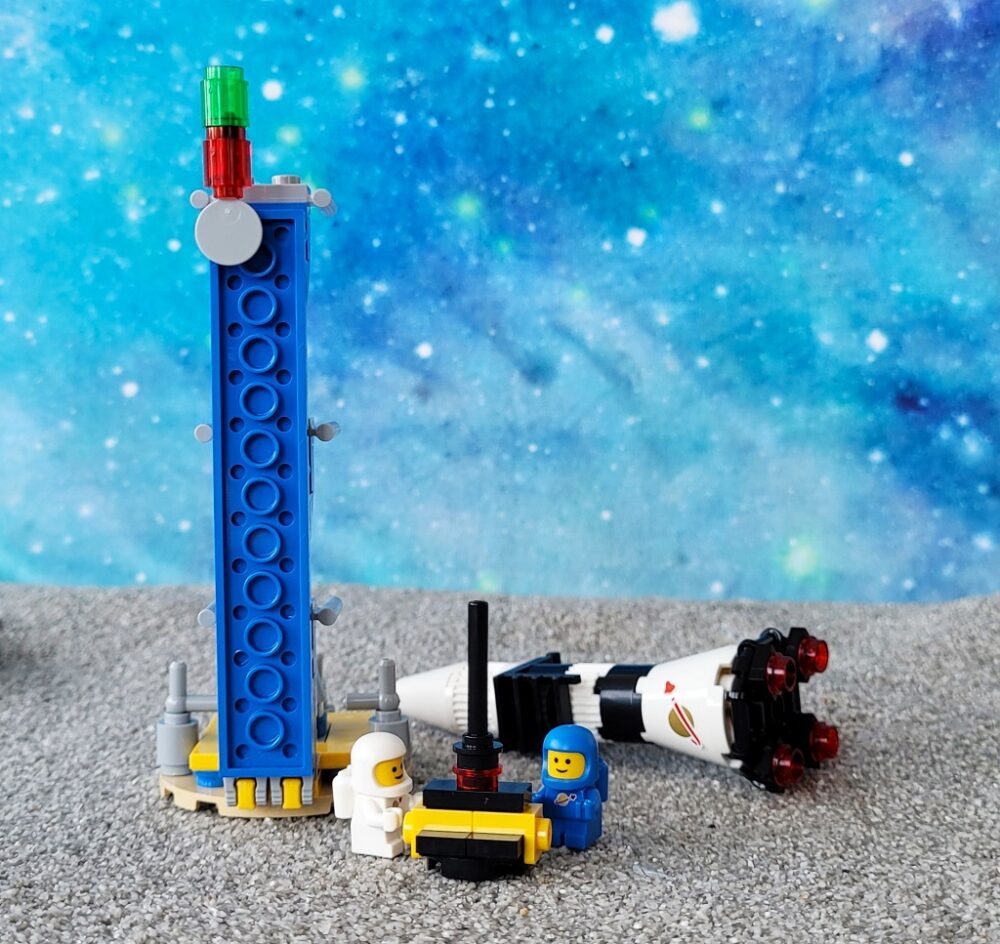 LEGO Space 40712 Micro Rocket Launchpad Im Review Zusammengebaut