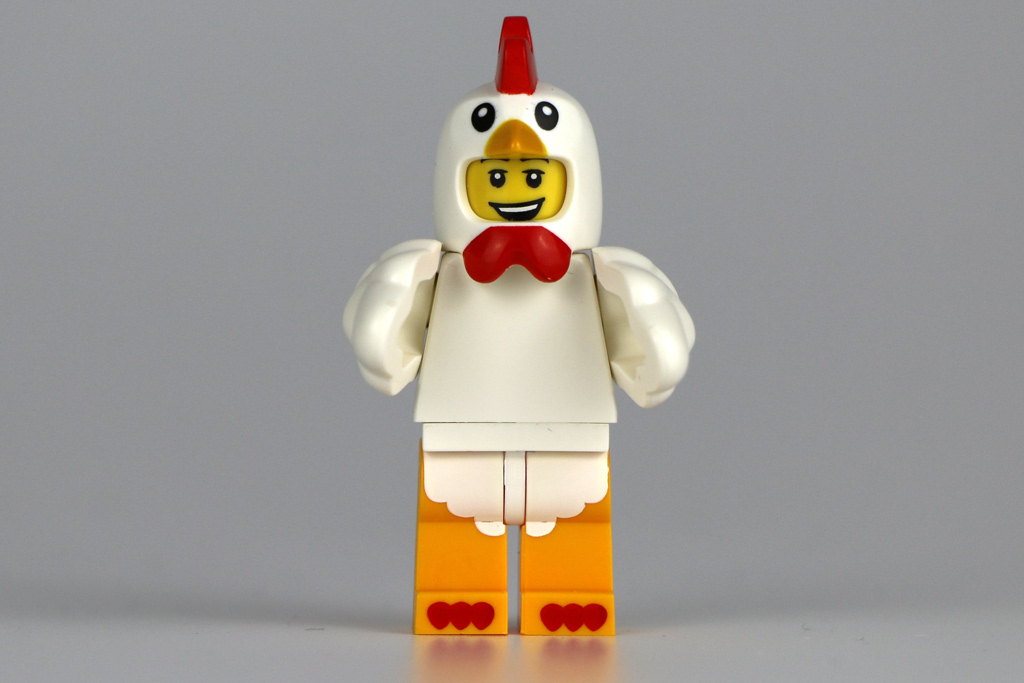 „Chicken suit guy“: Lego Oster-Minifigur | © Andres Lehmann / zusammengebaut.com