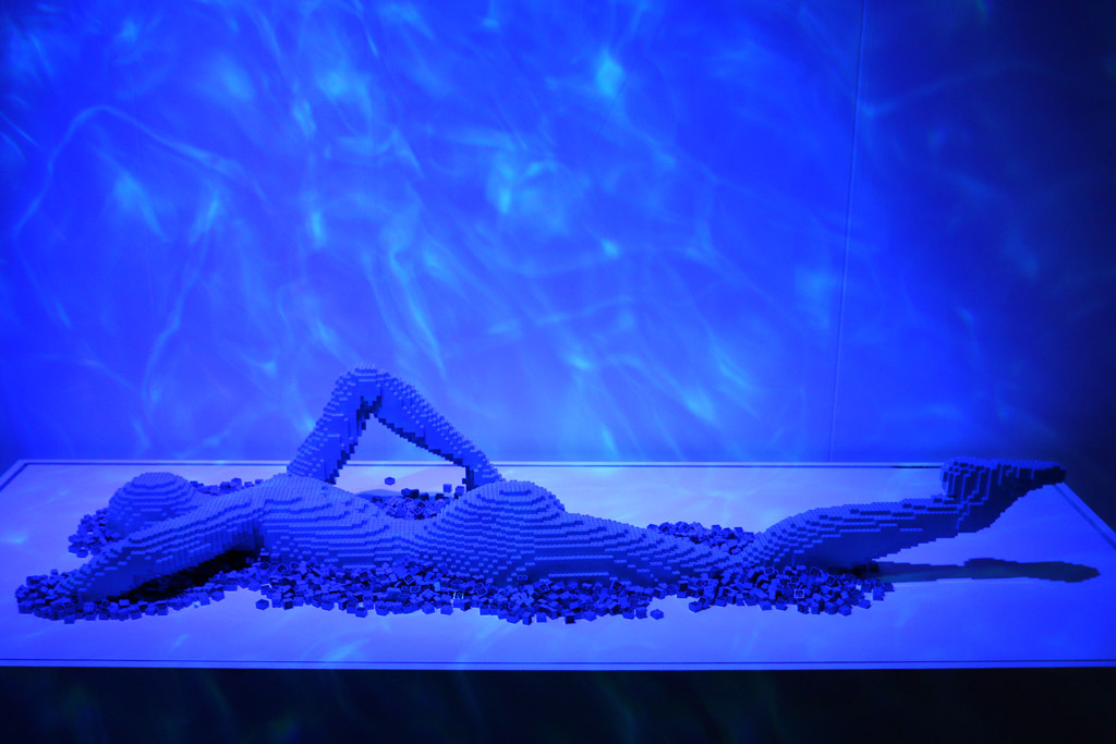 Der blaue Schwimmer| © Andres Lehmann / zusammengebaut.com