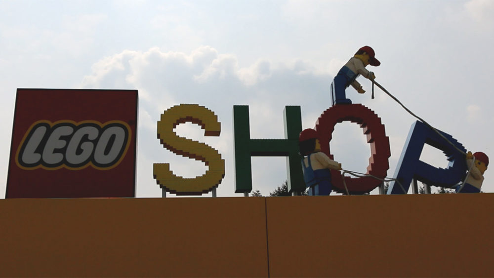 Legoland Billund: Rundgang den weltweit größten Shop zusammengebaut