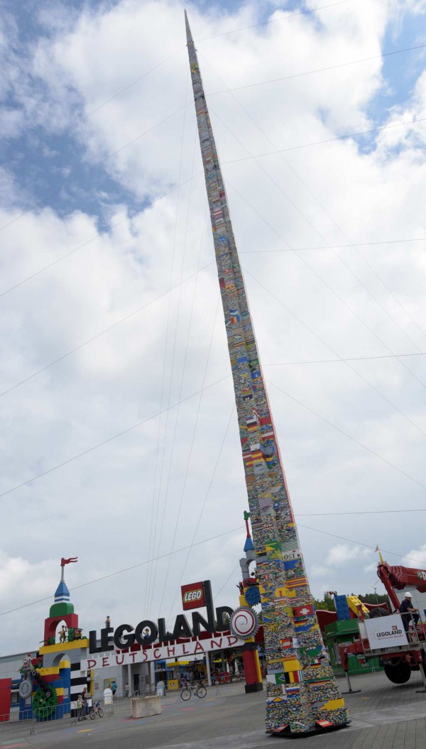 LEGOLAND Deutschland: Höchster LEGO Turm der Welt wieder abgebaut