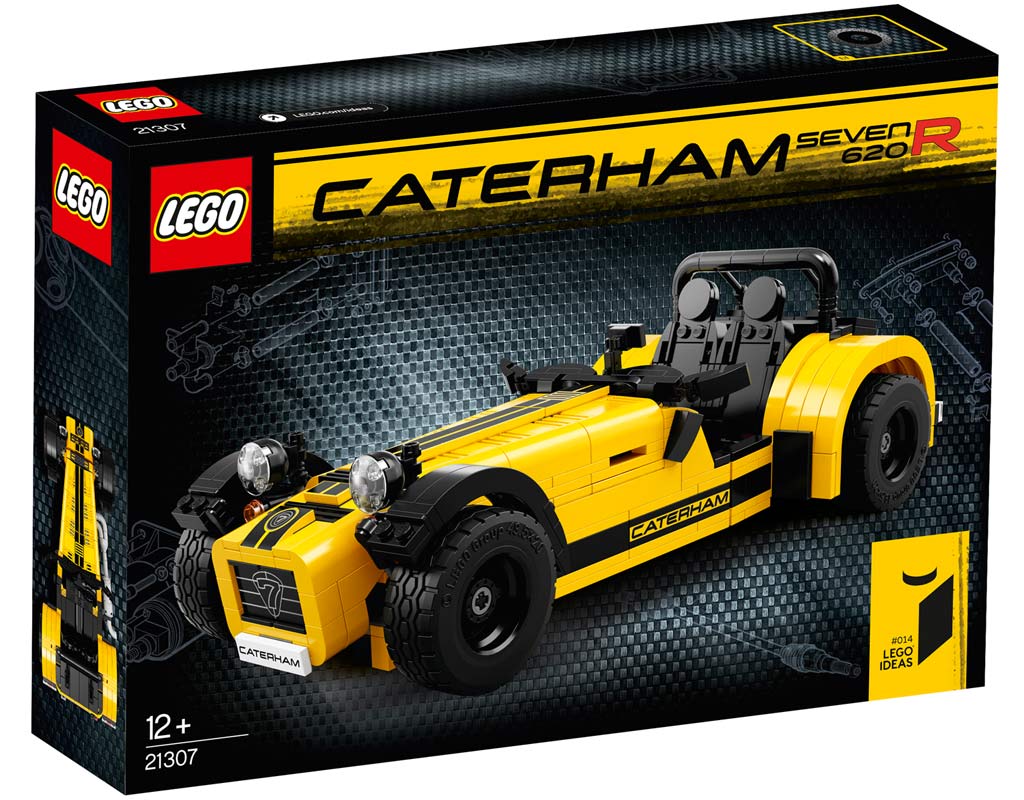 LEGO Ideas Caterham Seven 620R (21307): Frontseite der Box | © LEGO Group