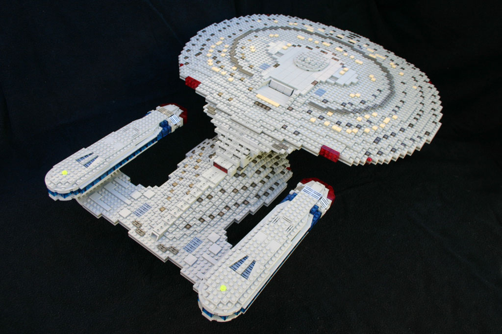 star trek enterprise in lego