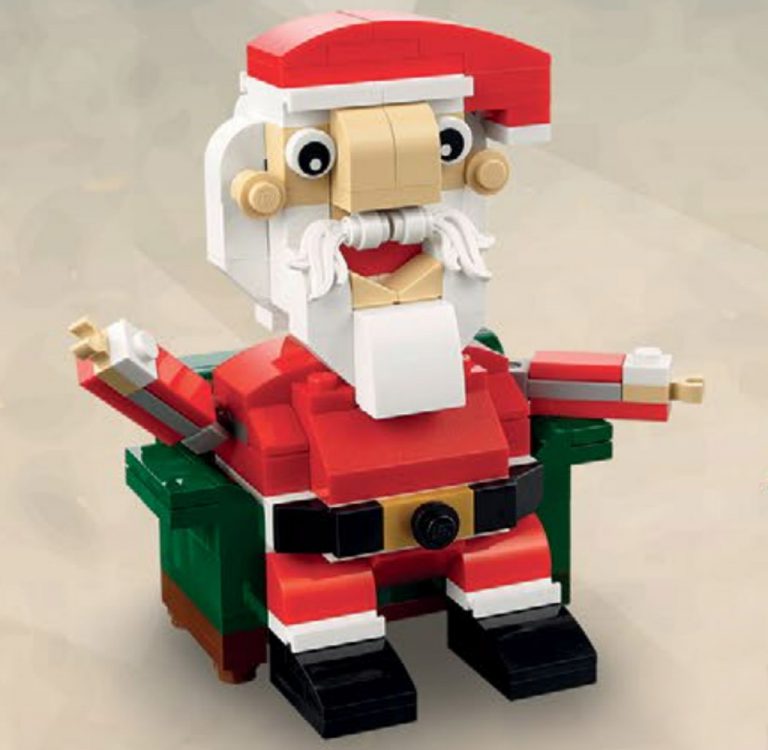 LEGO Seasonal Set: Der Weihnachtsmann (40206) kommt  zusammengebaut