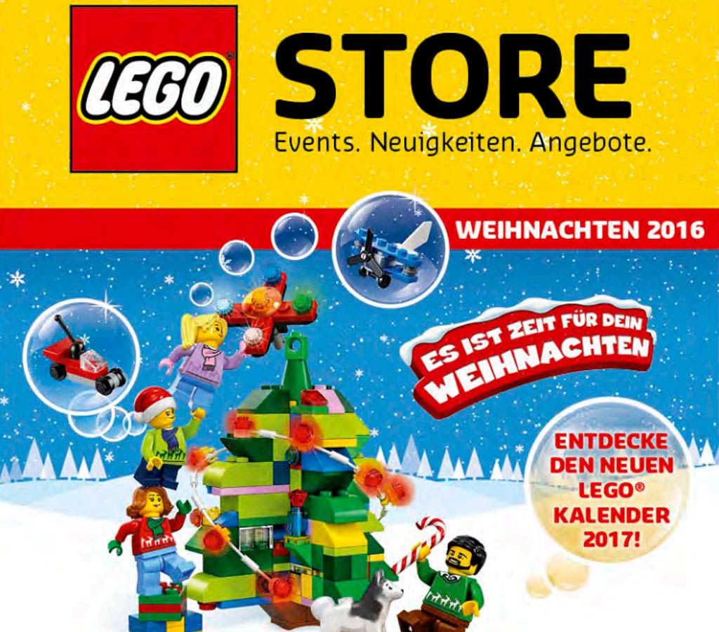 LEGO Store Angebote Weihnachten 2016 | © LEGO Group
