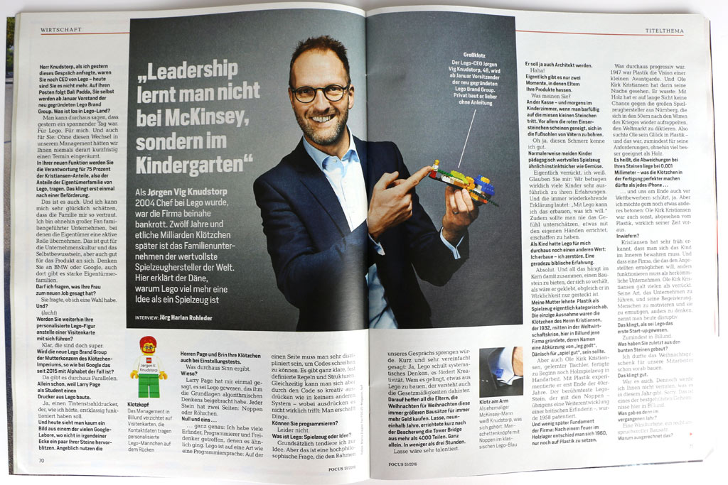 LEGO CEO Jørgen Vig Knudstorp im Interview | © Andres Lehmann / zusammengebaut.com