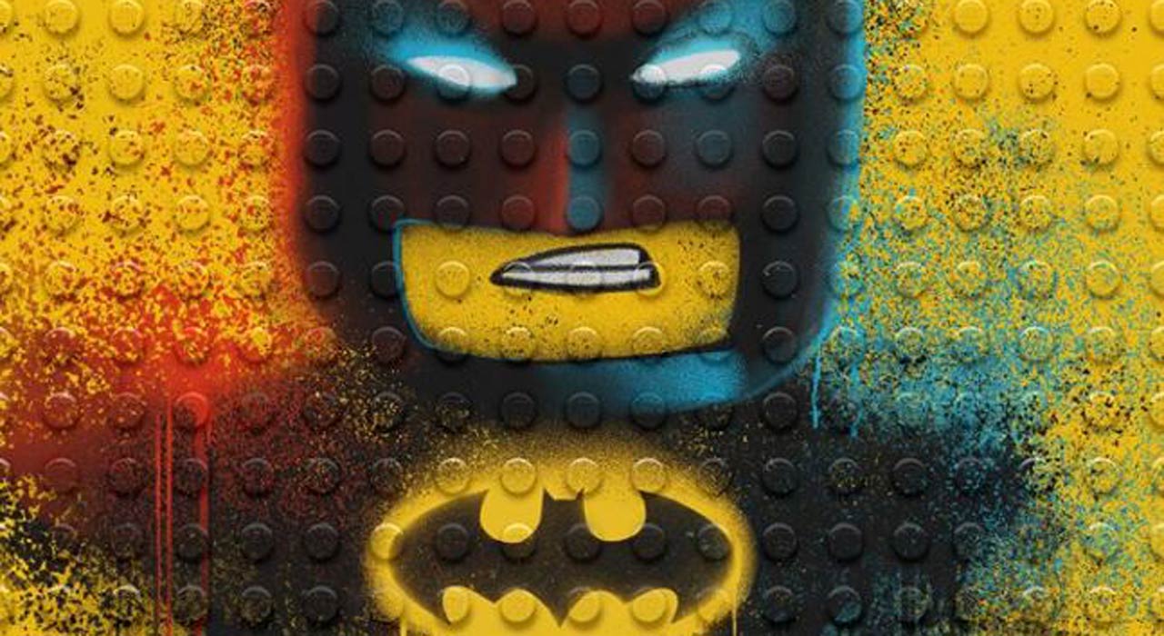 The LEGO Batman Movie Graffiti Poster Knallbunt Zusammengebaut The LEGO Batman Movie Graffiti Poster Knallbunt Zusammengebaut