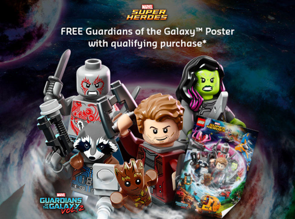 Maestro Recept Advent LEGO Marvel Super Heroes Guardians of the Galaxy Vol. 2: Poster in den LEGO  Stores | zusammengebaut