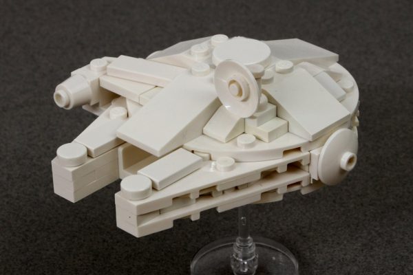 LEGO MOC: Micro Ghost Millennium Falcon | zusammengebaut