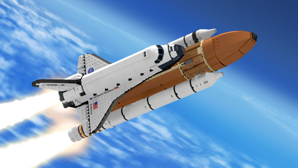 Lego Ideas Projekt Nasa Space Shuttle Nimmt Hurde Von 10 000 Unterstutzern