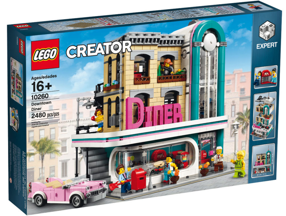 lego-creator-expert-downtown-diner-10260-box-front-seite-2018-modular-building zusammengebaut.com