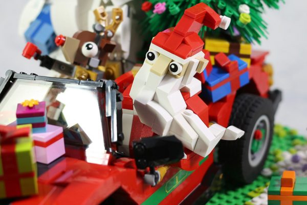 LEGO XMas MOC: Santa kommt angedüst! | zusammengebaut