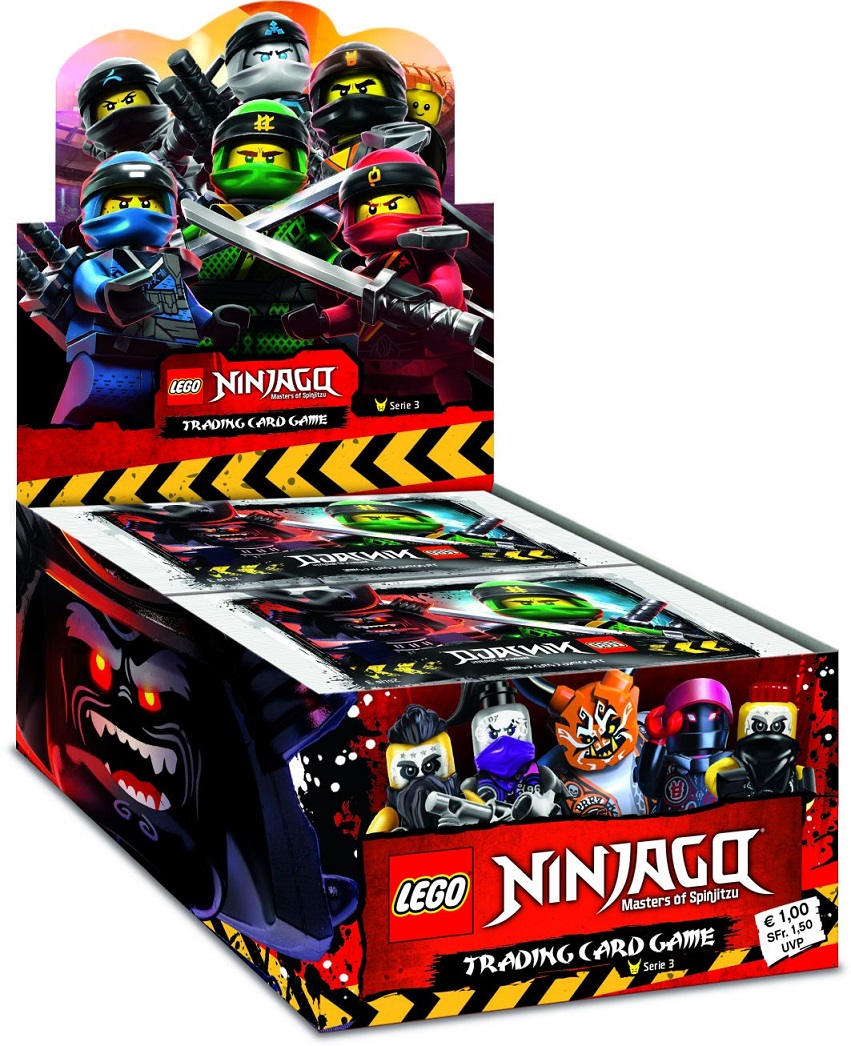 Lego Ninjago Serie 3 Trading Card Game TCG 50 Booster = 250 Sammelkarten NEU OVP 