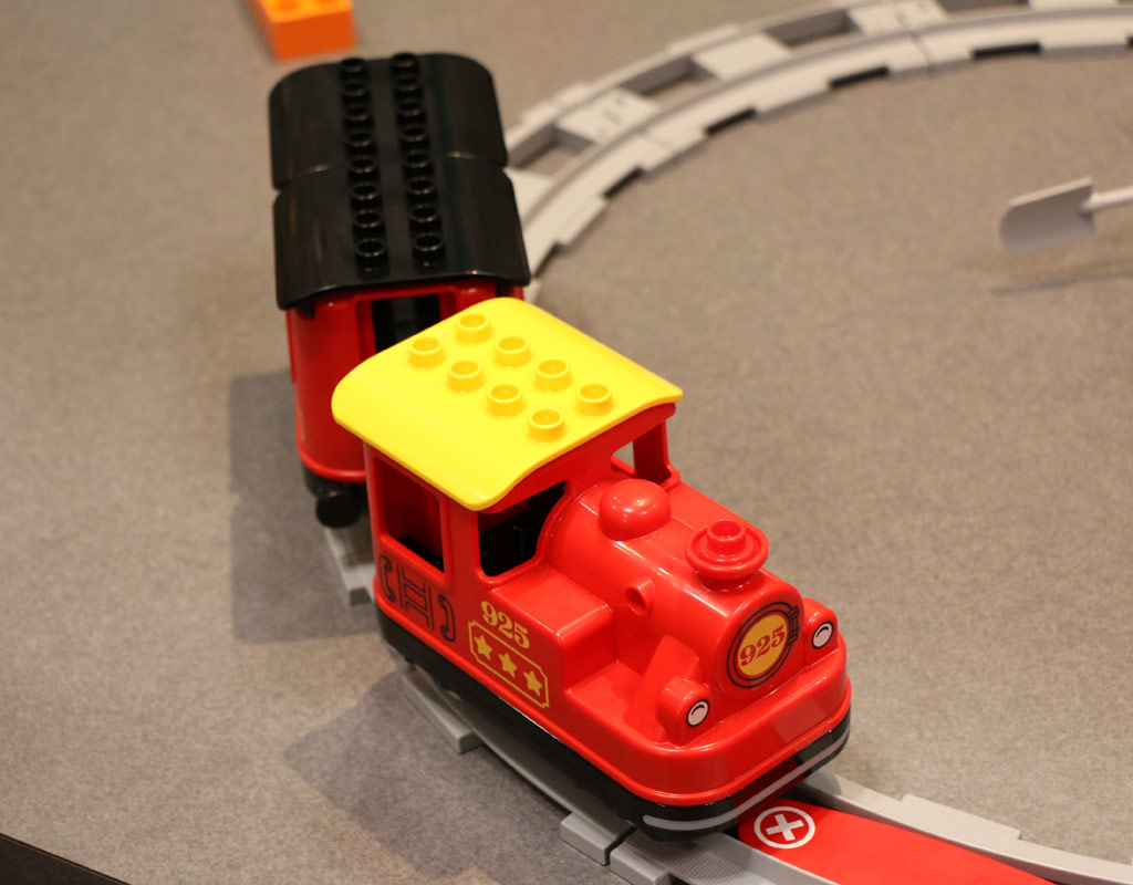 LEGO DUPLO VILLE EISENBAHN Güterwaggon Orange Personenwaggon für 10875 10874 NEU 