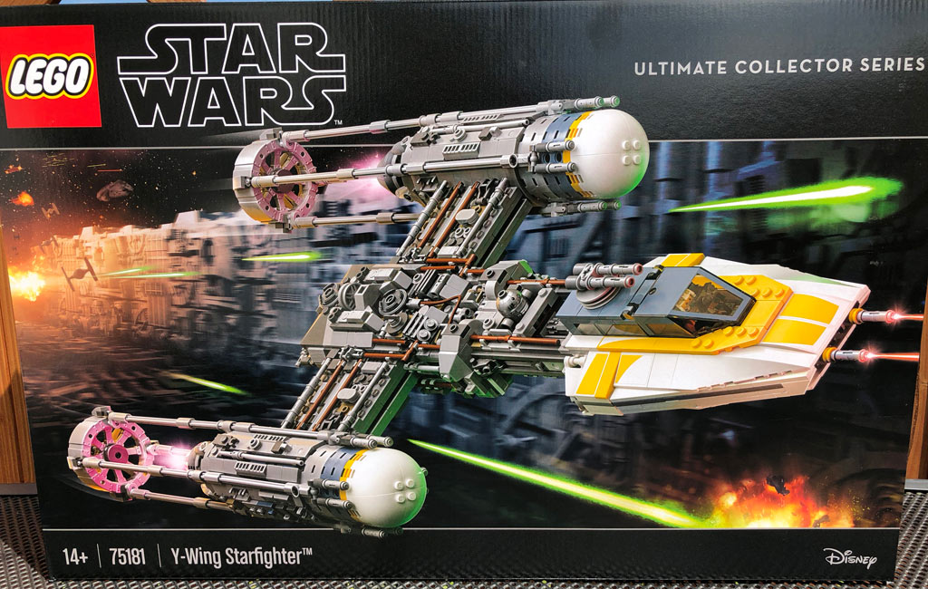 Custom Aufkleber/Sticker passend für LEGO® Star Wars 75181 Y-Wing Starfighter 