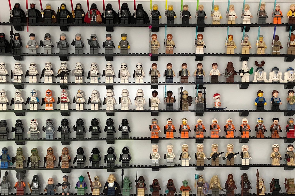 Lego Star Wars Minifiguren Verschiedene Jedi Ritter mit Zubehör 