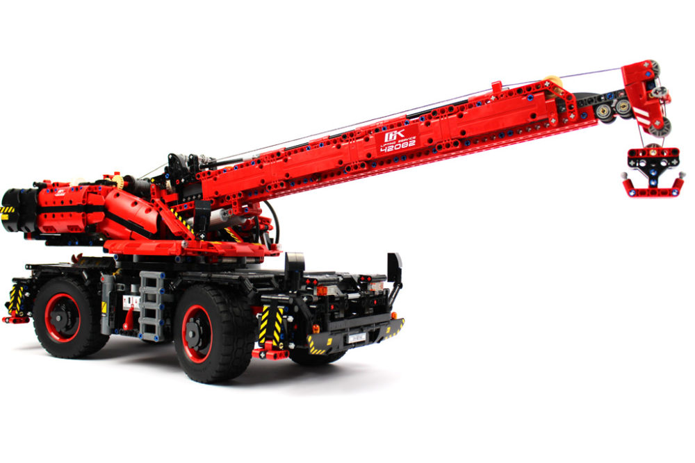 Lego® Kran Teleskop Kranarm Ausziehbar in rot ZUG