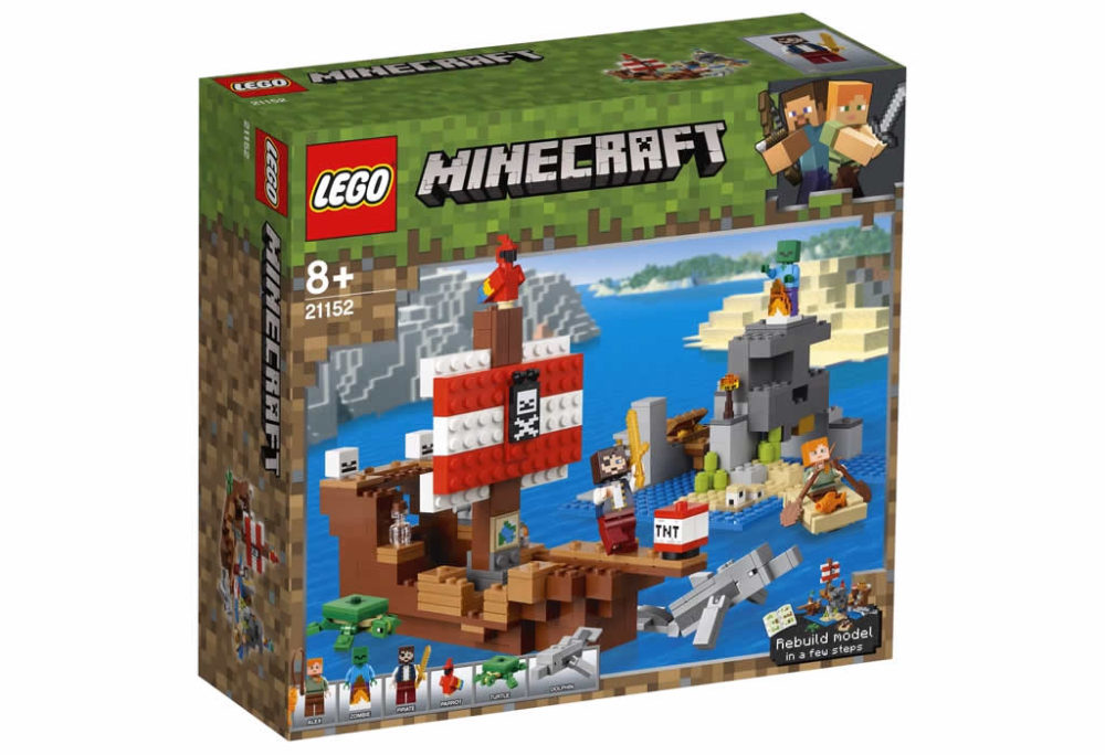 lego-minecraft-pirate-ship-adventure-21152-2019-box zusammengebaut.com