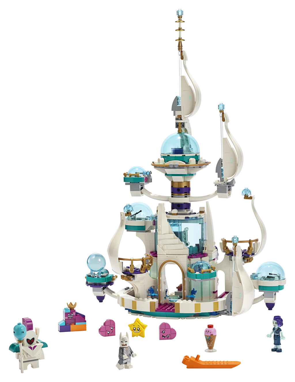 LEGO-MOVIE-2-Queen-Watevras-So-Not-Evil-Space-Palace 70838 zusammengebaut.com