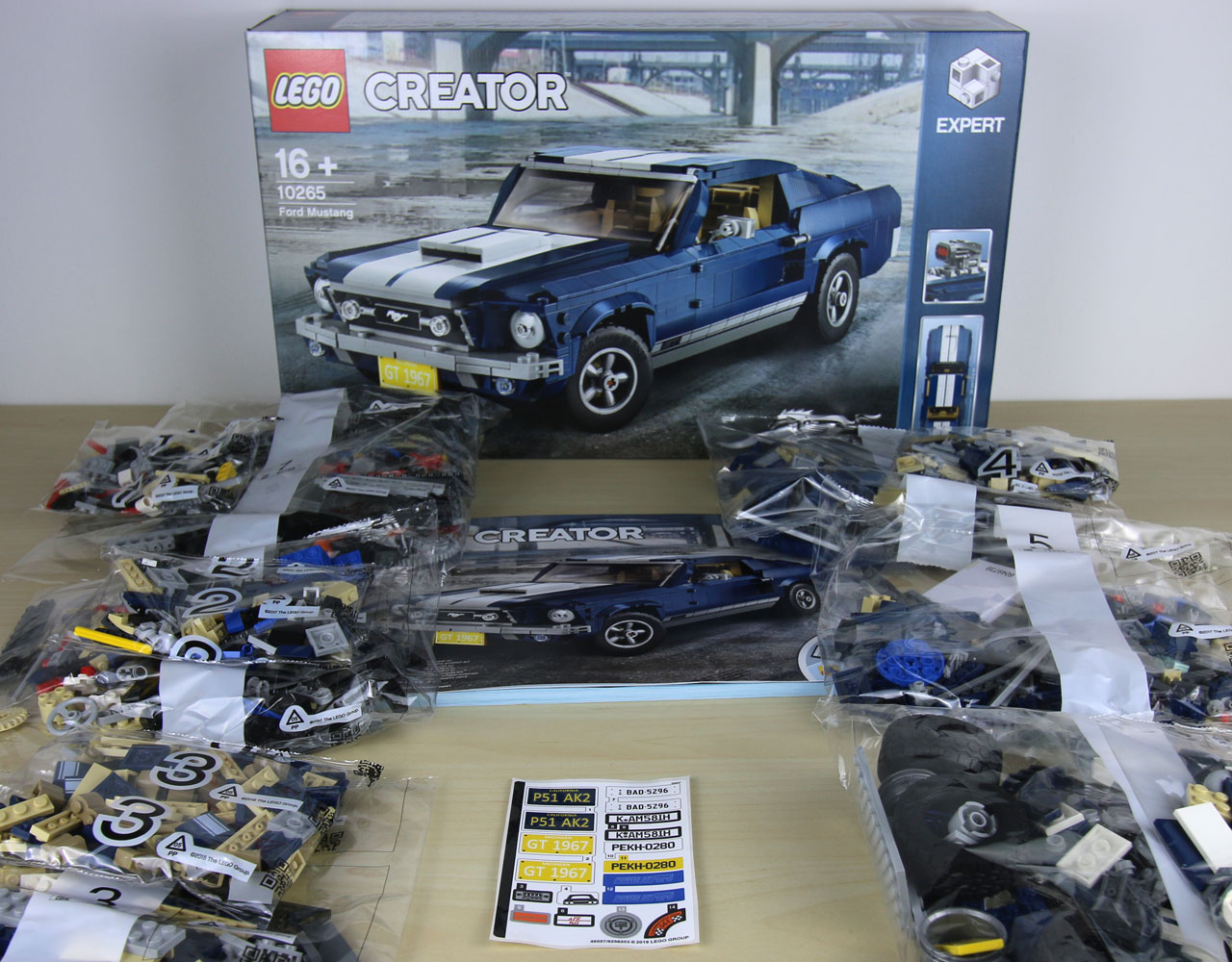 LEGO Creator Expert Ford Mustang 10265: Ausgepackt und erste Gedanken