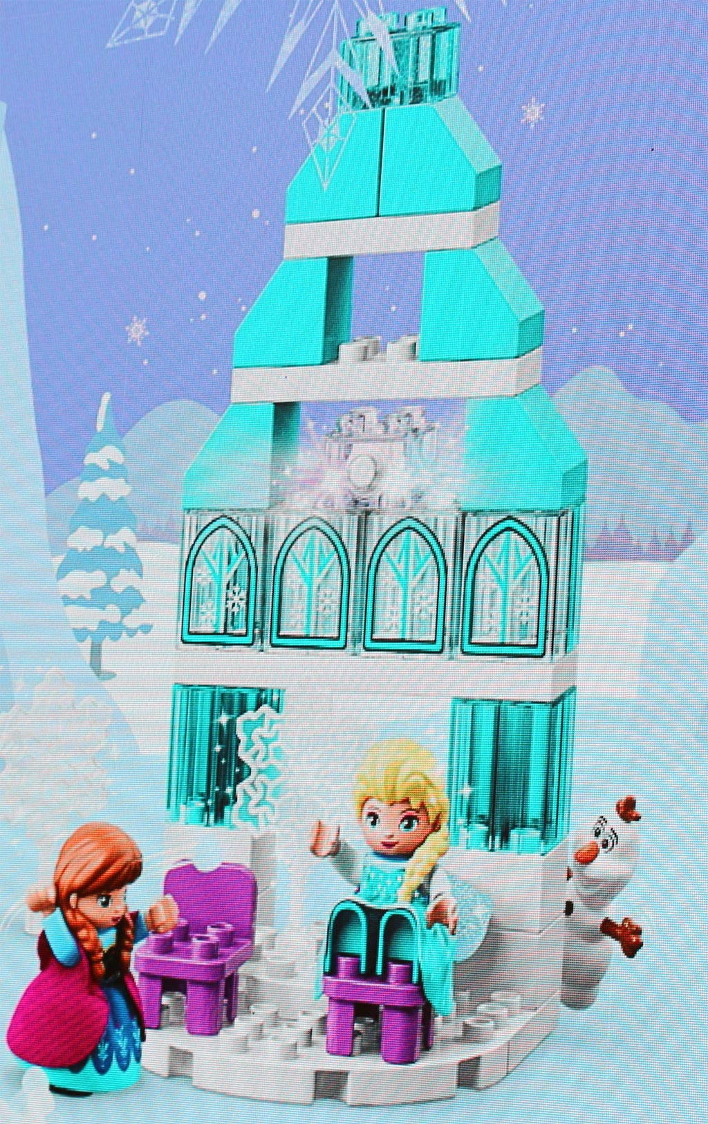 - Wasser Eis Frozen Motiv Lego Duplo Glassteine verschiedene Farben & Formen 