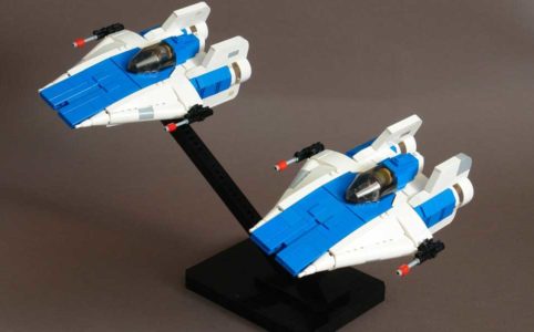 LEGO A-Wing Patrol by Maelven