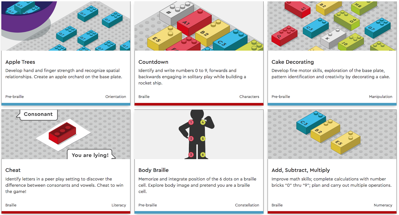 lego-braille-bricks-website zusammengebaut.com
