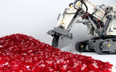 LEGO Technic Liebherr R 9800 42100: Es wird gebaggert!