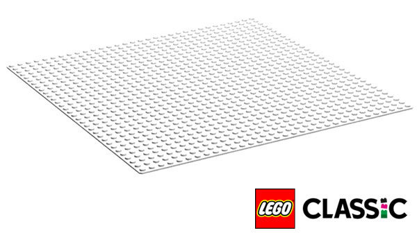 3 x 11010 Weisse Bauplatte neu ovp LEGO® Bauplatten-Set 