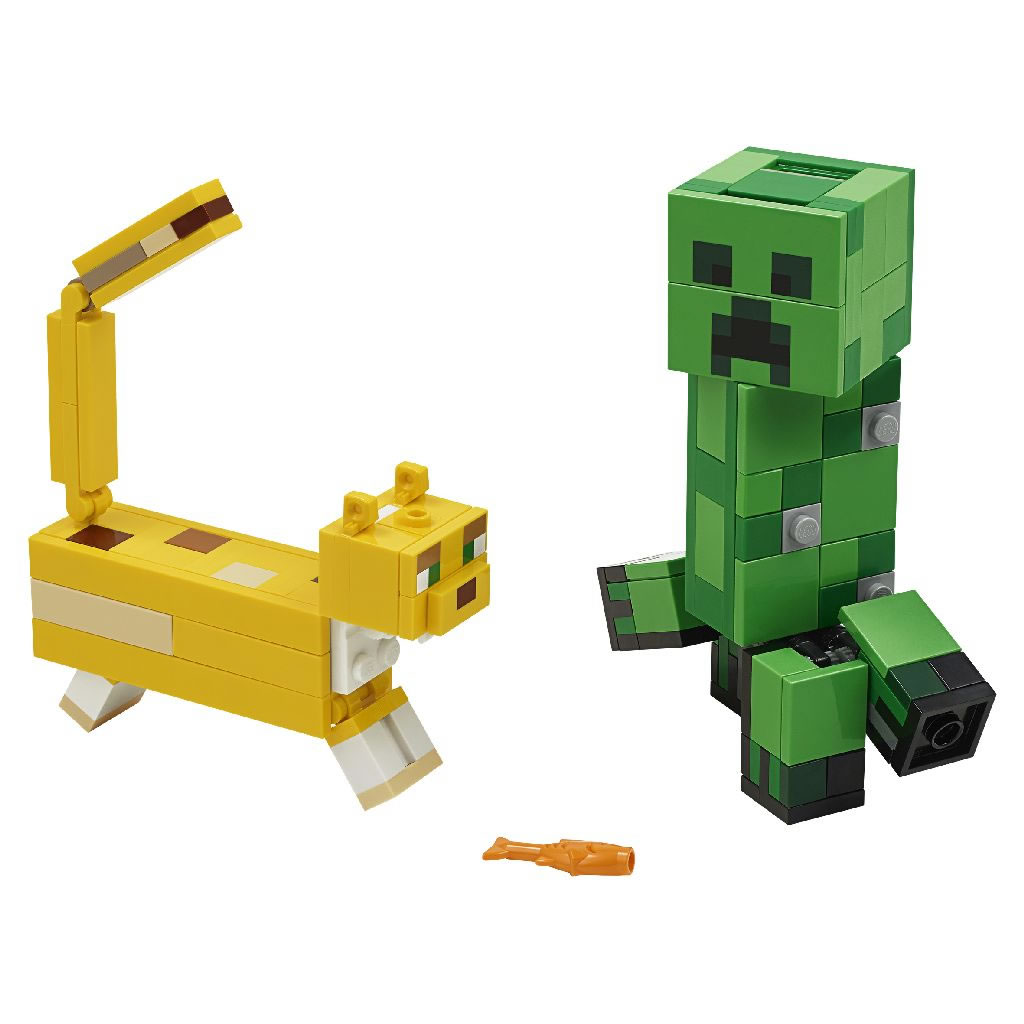 21156-lego-minecraft-creeper-ocelot-2020-inhalt zusammengebaut.com