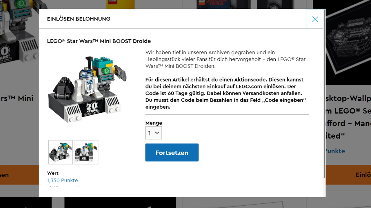 Ti Egetræ transfusion LEGO Online Shop: Neue Prämien und doppelte VIP-Punkte – Boost Droide  einlösbar | zusammengebaut