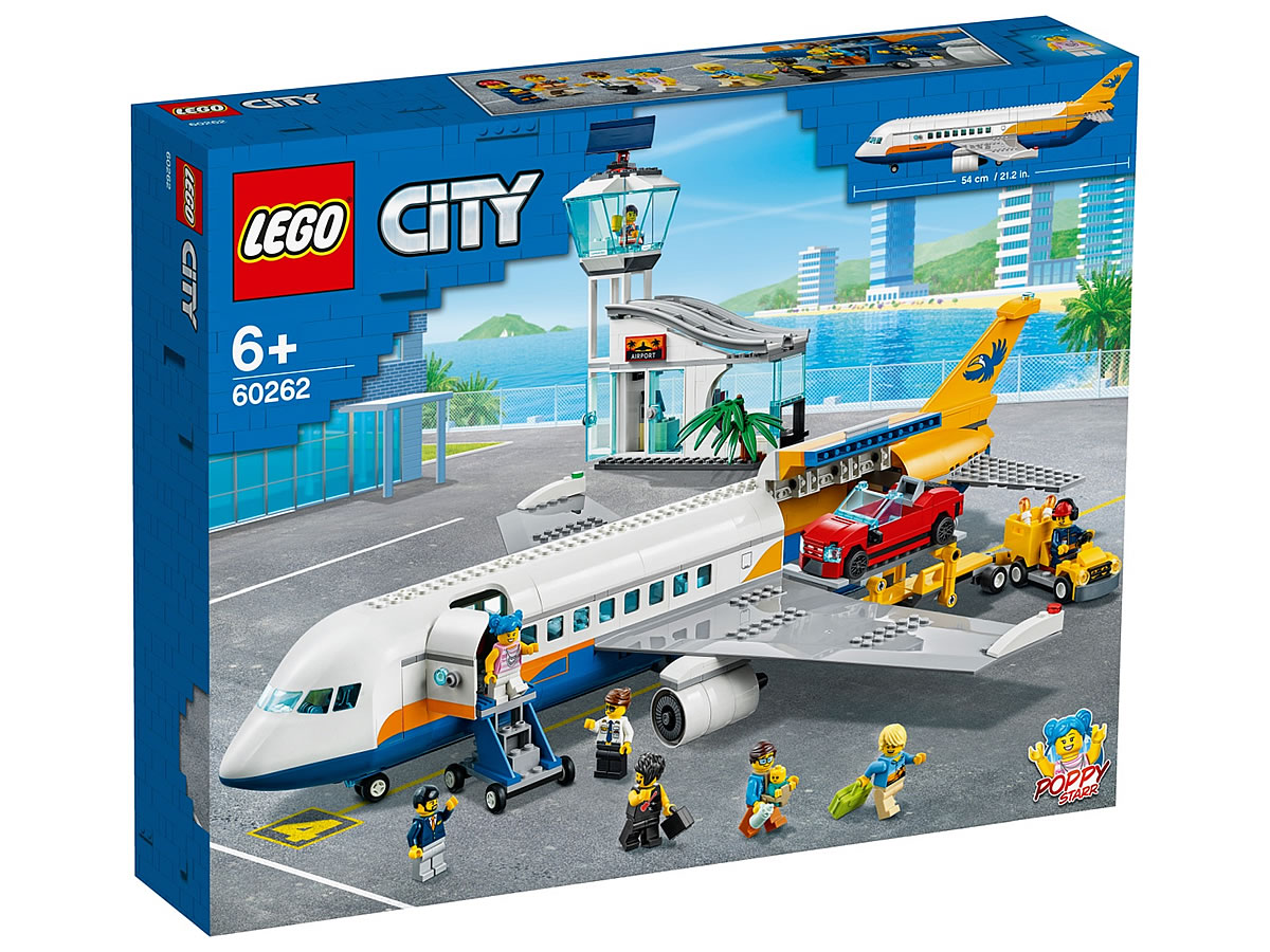 lego-city-60262-passagierflugzeug-2020-box zusammengebaut.com