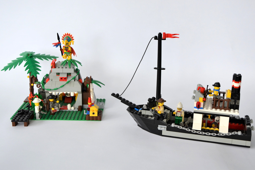 identifikation Vanvid Sjov LEGO Adventurers 5976 Expedition am Fluss im Classic Review | zusammengebaut