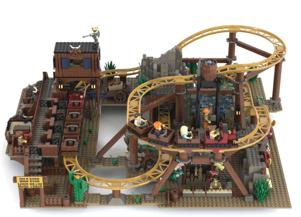 lego-ideas-gold-rush-mine-train-roller-coaster-footonabrick zusammengebaut.com