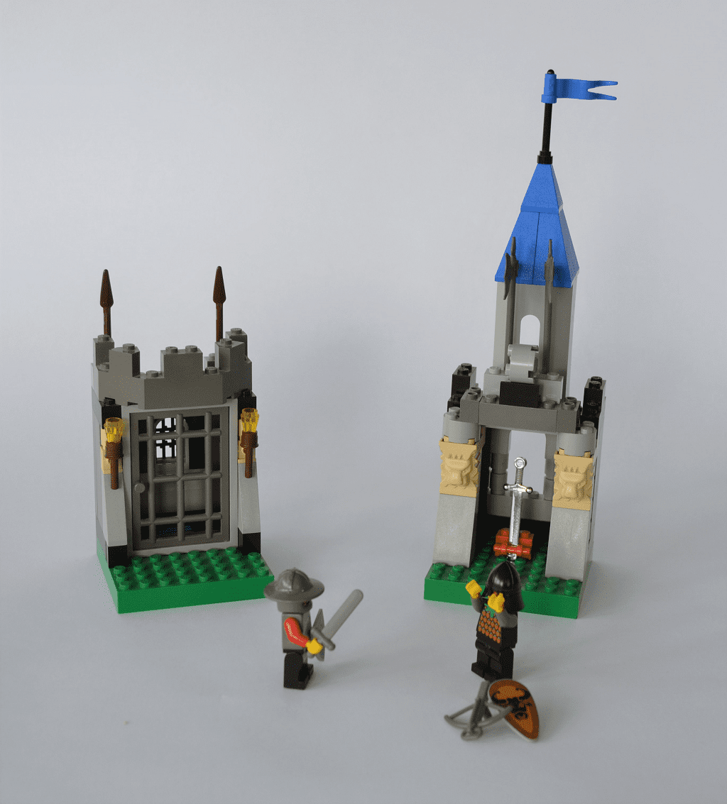 1x Lego Duplo Waffe Axt perl gold gelb Beil Ritter Burg Knight Castle 51996 