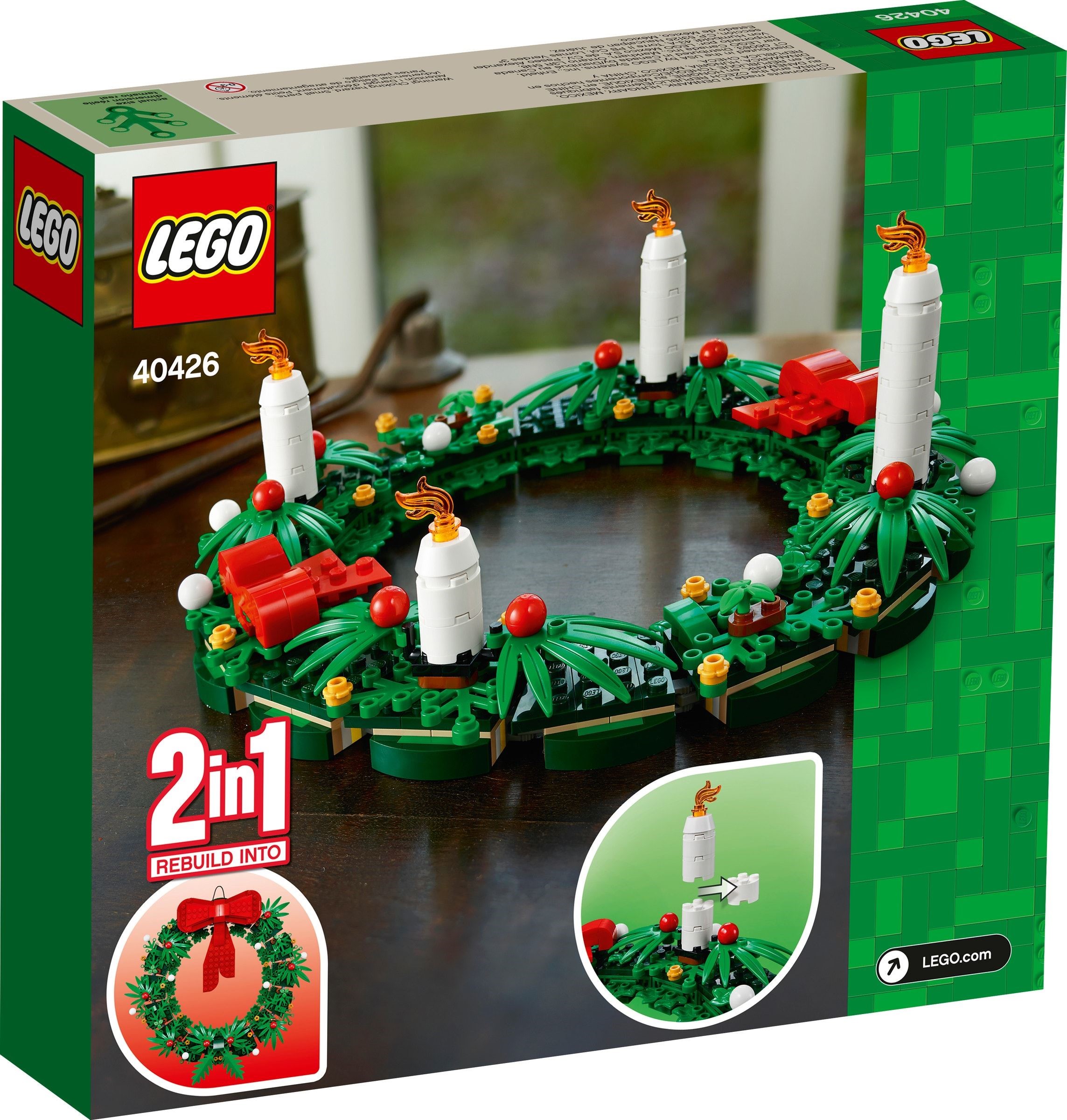 LEGO 40426 2-in-1-Adventskranz