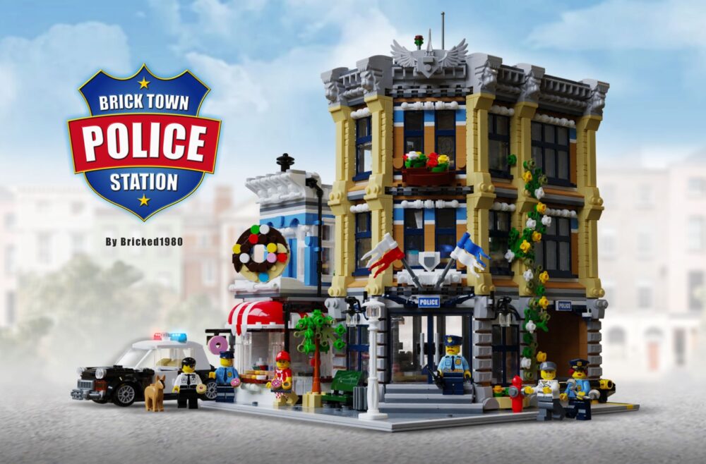 LEGO Ideas Brick Town Police Station Bricked1980