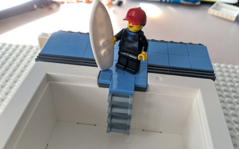 LEGO IKEA BYGGLEK Box Schwimmbad