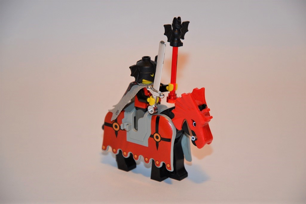 LEGO® Ritter Castle Pferd Kopfbedeckung in rot 3 Stück #6125 