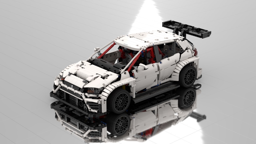 Stud.io Render LEGO Golf GTI