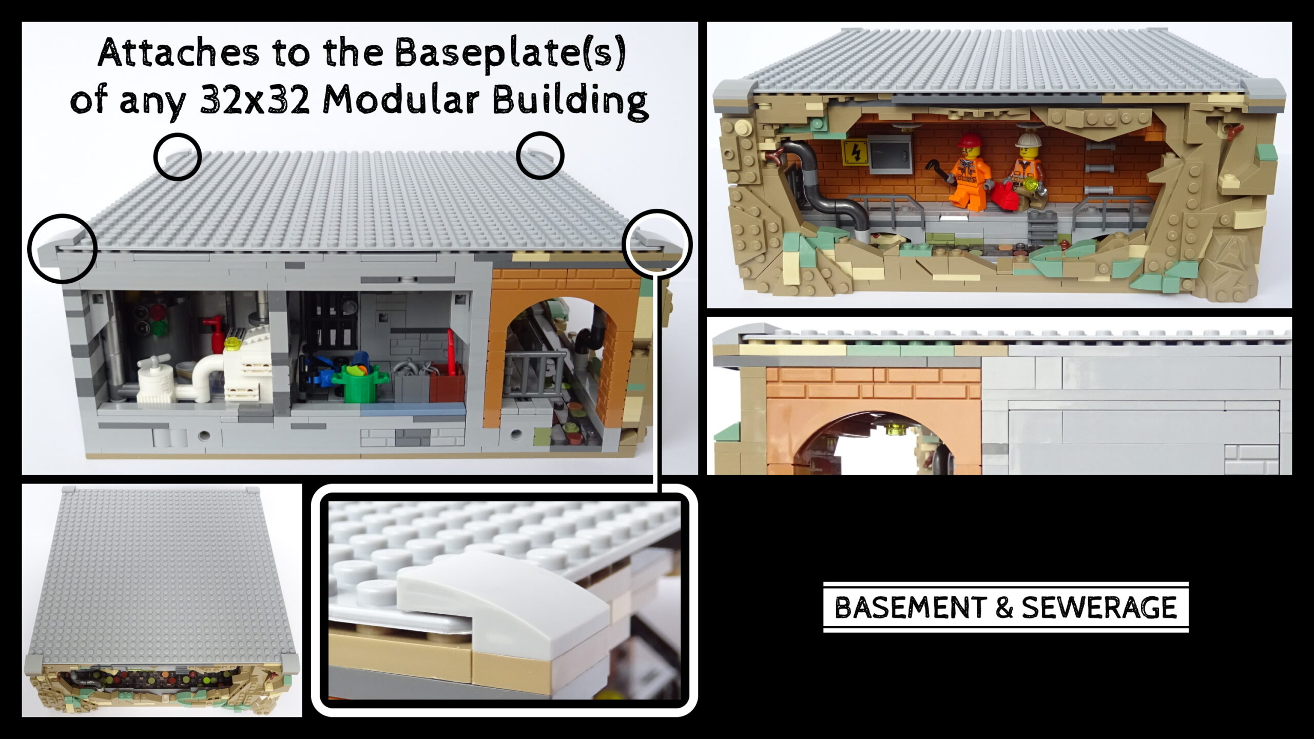 LEGO Ideas Basement & Sewerage