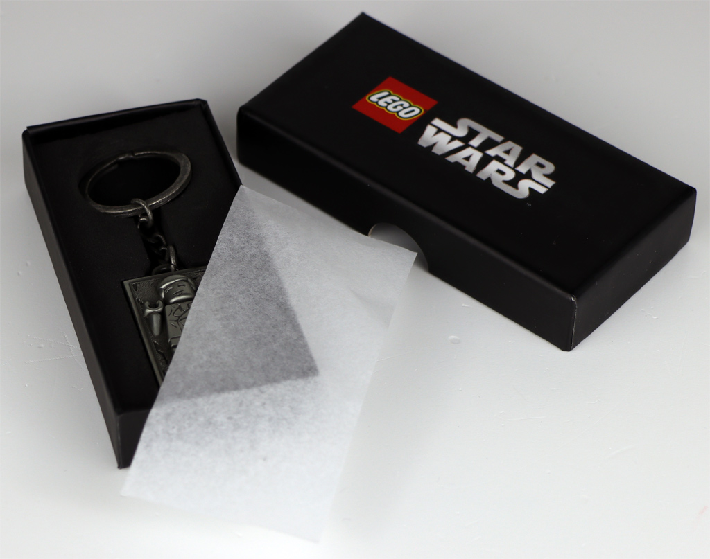 LEGO Star Wars Metallschlüsselanhänger 5006363 Han Solo Box