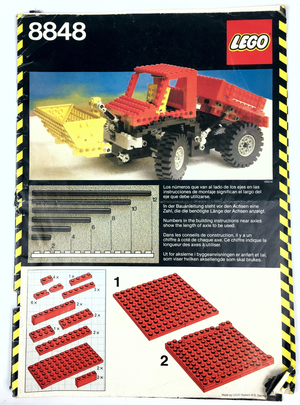 LEGO Technic 8848 Unimog aus dem Jahre 1981 im Classic Review zusammengebaut