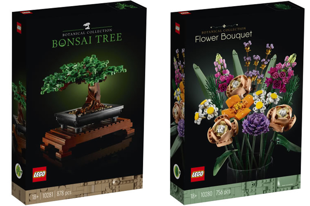LEGO 10281 Bonsai-Baum und 10280 Blumenstrauß
