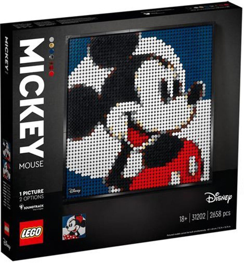 Lego Art 2021 Disney Mickey Mouse Und Harry Potter Sets Zeigen Sich Zusammengebaut