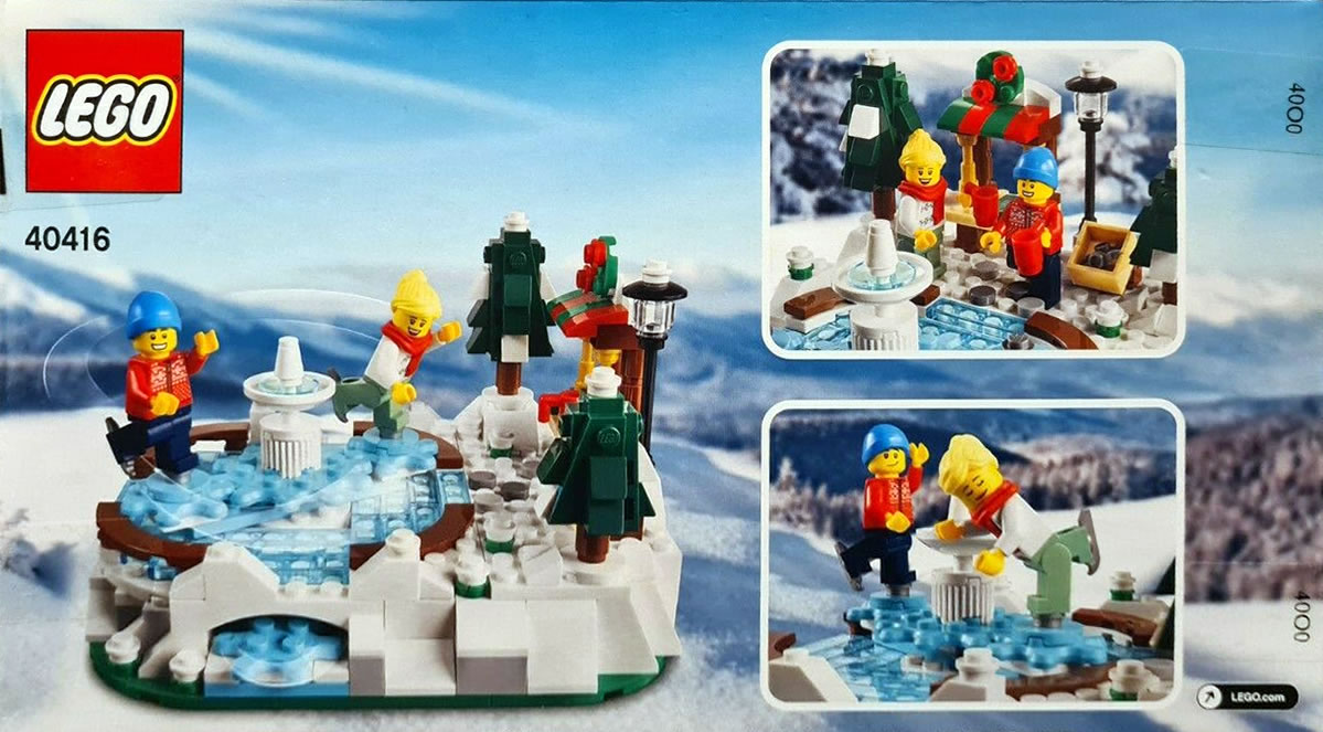 Lego 40416 wahlweise mit VIP Giftset Eislaufbahn NEU OVP