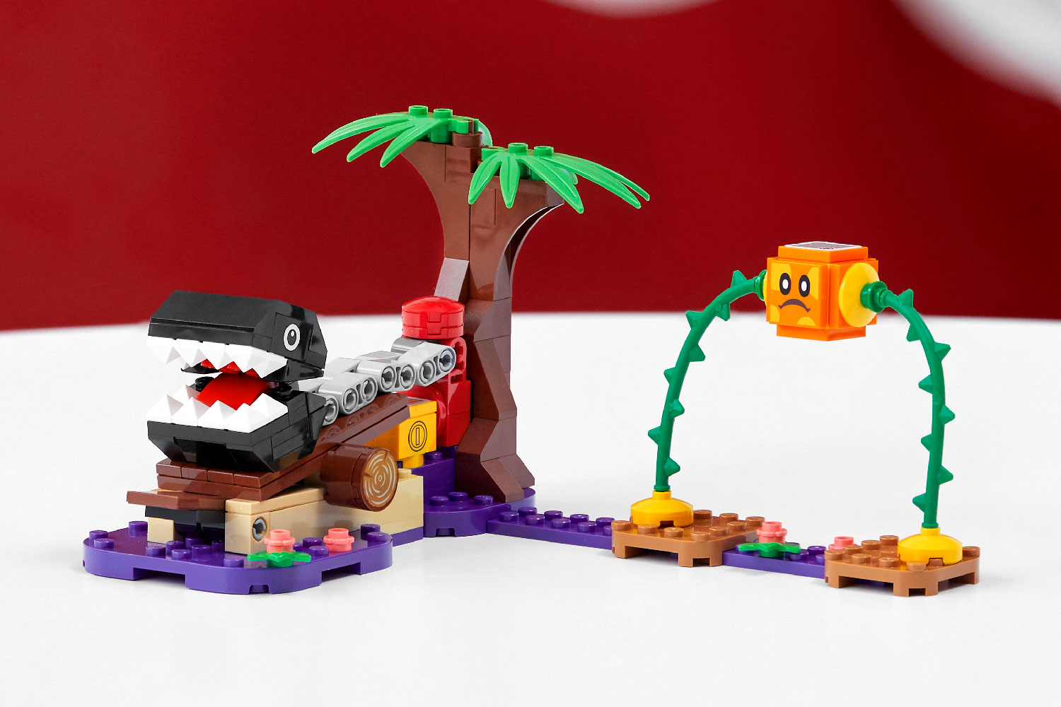 LEGO Super Mario 71381 Chain Chomp Jungle Encounter Expansion Set