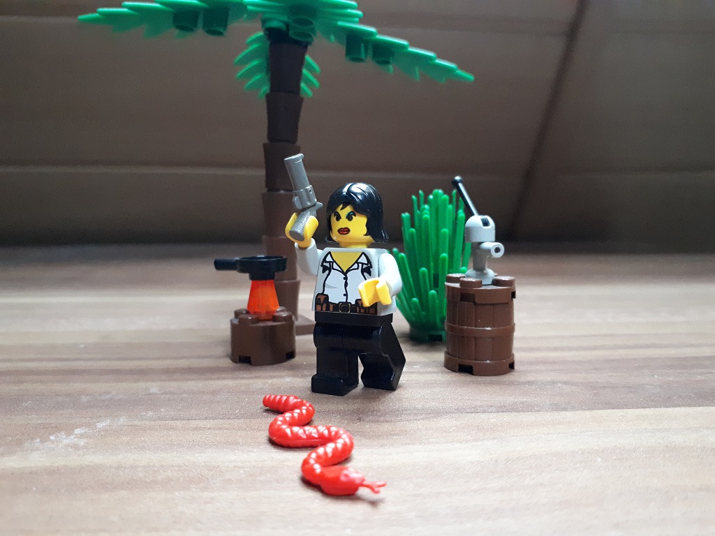Custom Figur Mittelalterliche Frau Nr.4 aus LEGO® Figuren Teilen 