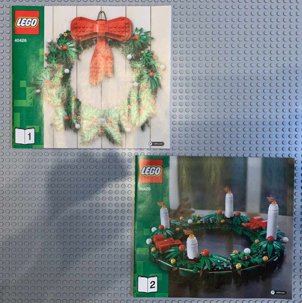 LEGO 40426 2-in-1-Adventskranz im Review - zusammengebaut
