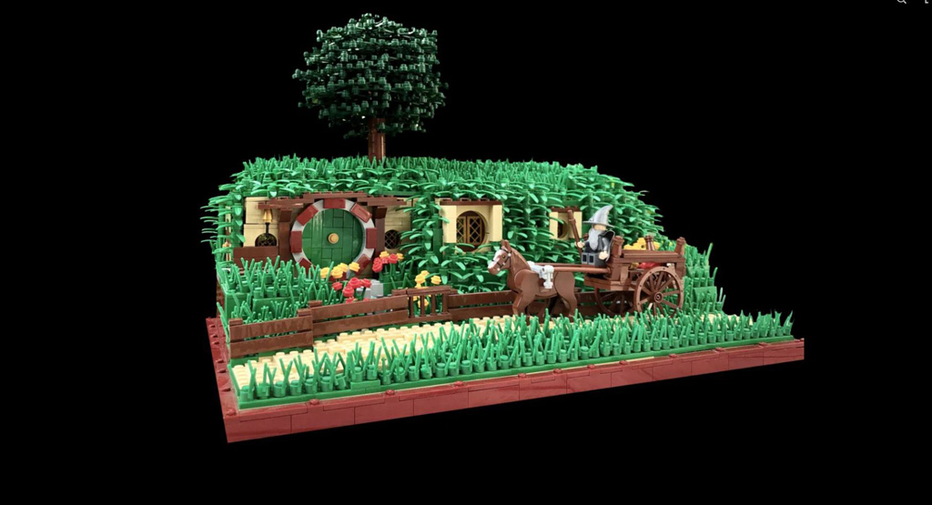 LEGO Ideas Entwurf The Shire The Hobbit Beutelsend TB Brickcreator